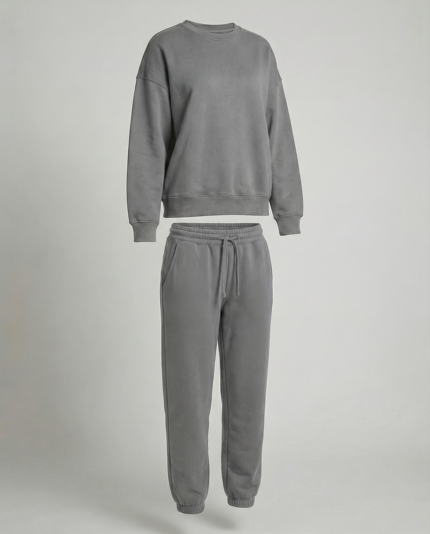 Damen Jogginganzug Baumwoll Sweatset Locker Fit