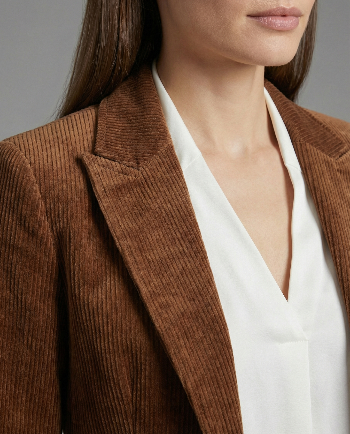 Cord Blazer Damen Elegant wird zu: Damen Cord Blazer Elegant Slim