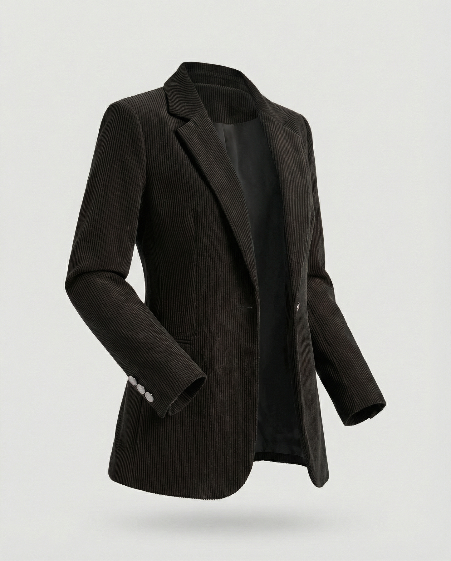 Cord Blazer Damen Elegant wird zu: Damen Cord Blazer Elegant Slim