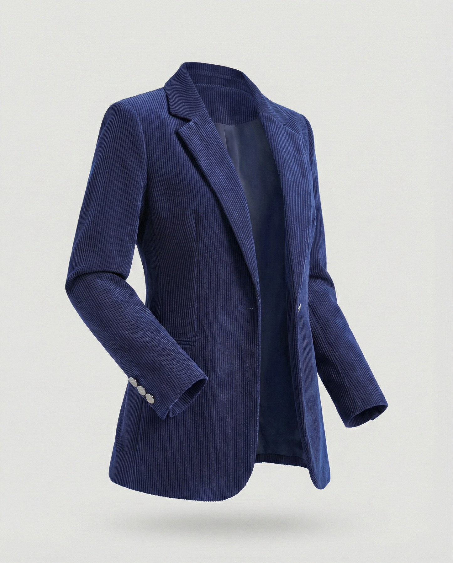 Cord Blazer Damen Elegant wird zu: Damen Cord Blazer Elegant Slim