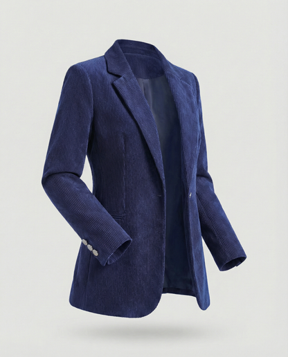 Cord Blazer Damen Elegant wird zu: Damen Cord Blazer Elegant Slim