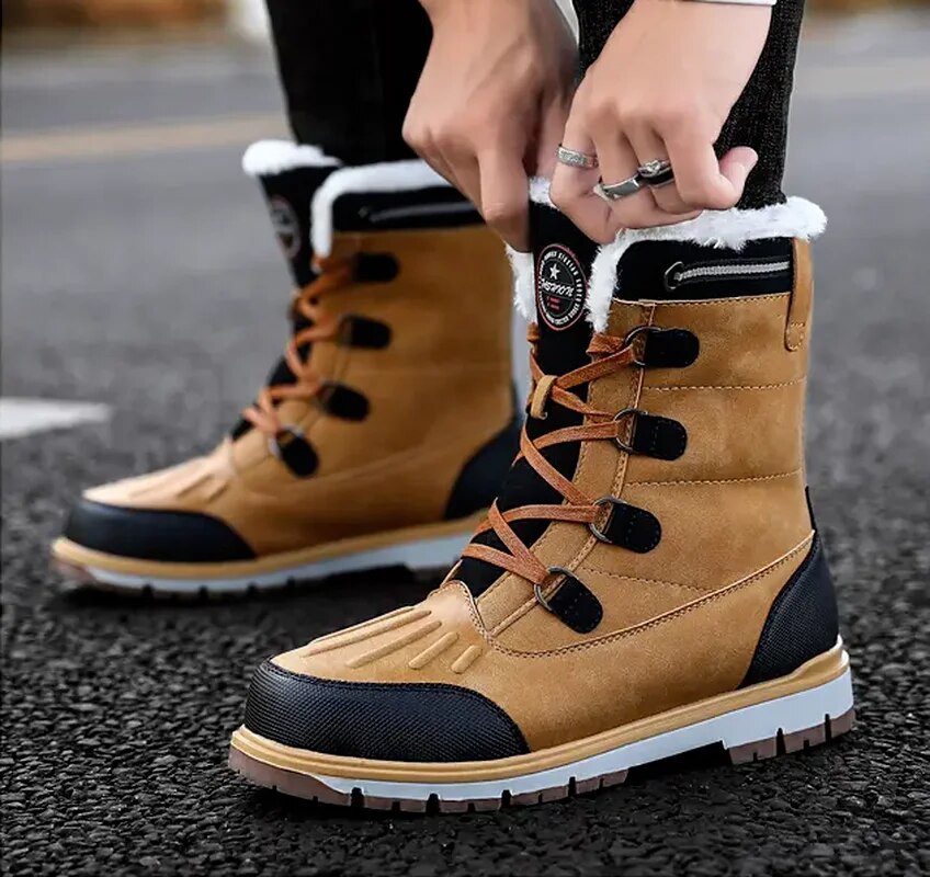 Wasserdichte Herren Stiefel Isoliert Warm
