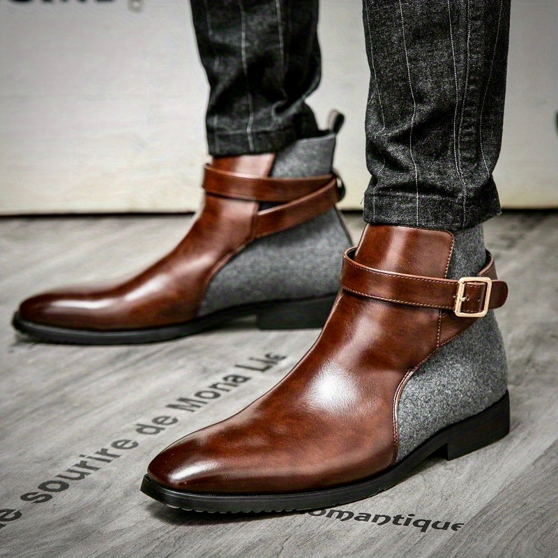 Leder Stiefel Herren Handgefertigt Echtleder Schwarz - BerlinGlamour
