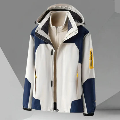 Herren Windbreaker Wasserdicht mit Kapuze