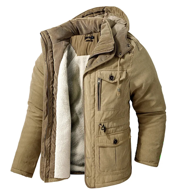 Herrenjacke Warm Isoliert Winterjacke Outdoor Stilvoll - BerlinGlamour
