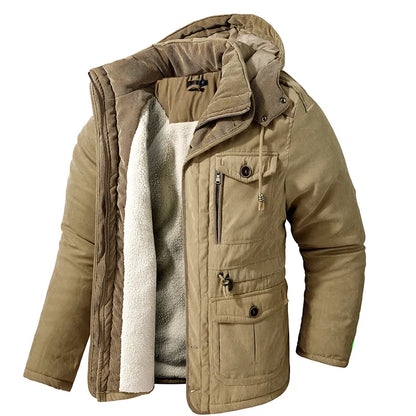 Herrenjacke Warm Isoliert Winterjacke Outdoor Stilvoll - BerlinGlamour