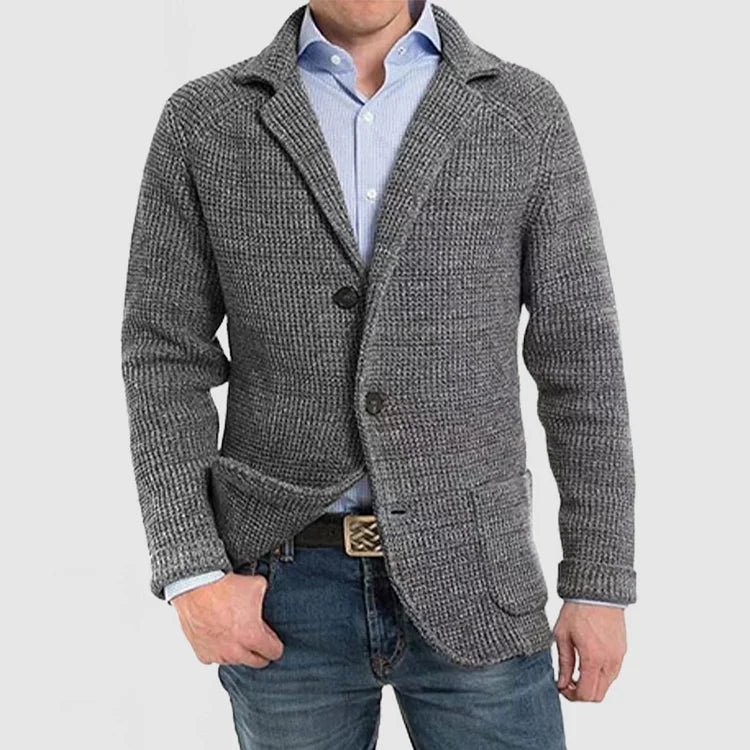 Herren Blazer Slim Fit Business Anzug Modern