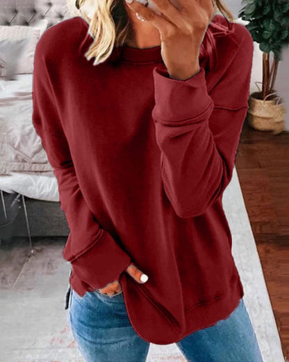 Weiches Damen Sweatshirt Bequem Komfortabel