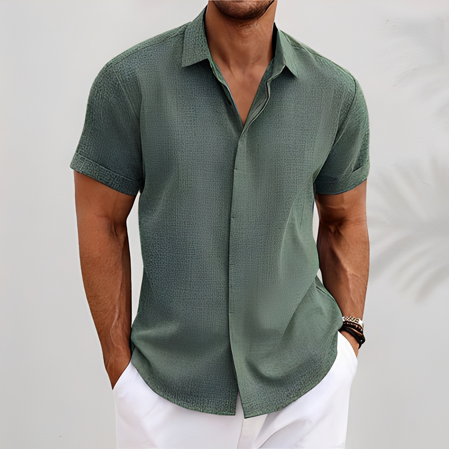 Männer Sommerhemden Leicht Zeitlos Elegant
