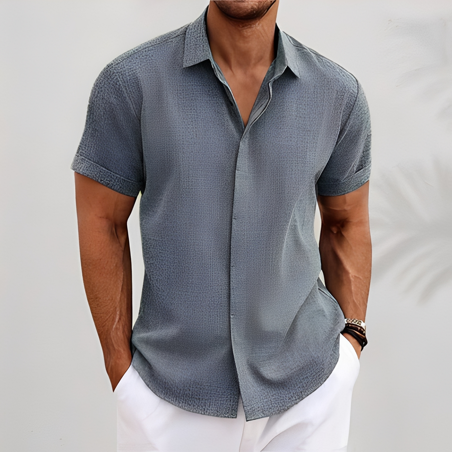 Männer Sommerhemden Leicht Zeitlos Elegant