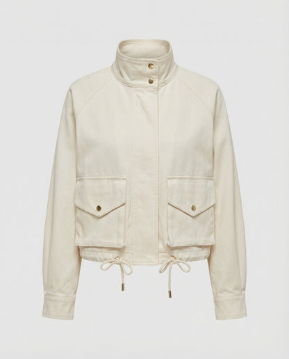 Damen Trenchcoat Kurzjacke Frühjahr Lockere Passform