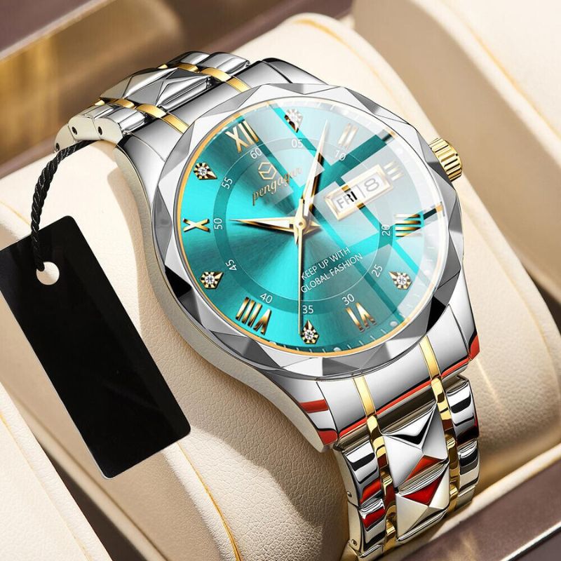 Herrenuhr Modern Edel Leder
