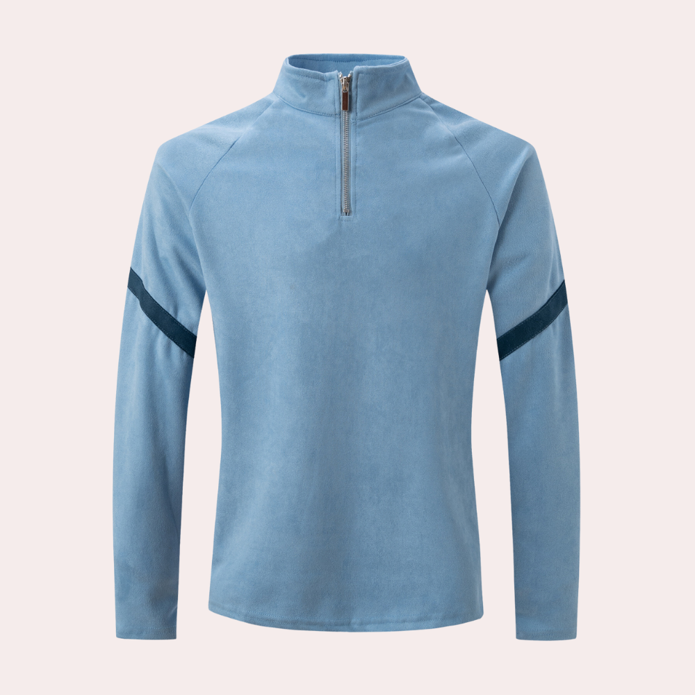 Herren Pullover Wollmischung Elegent Schwarz