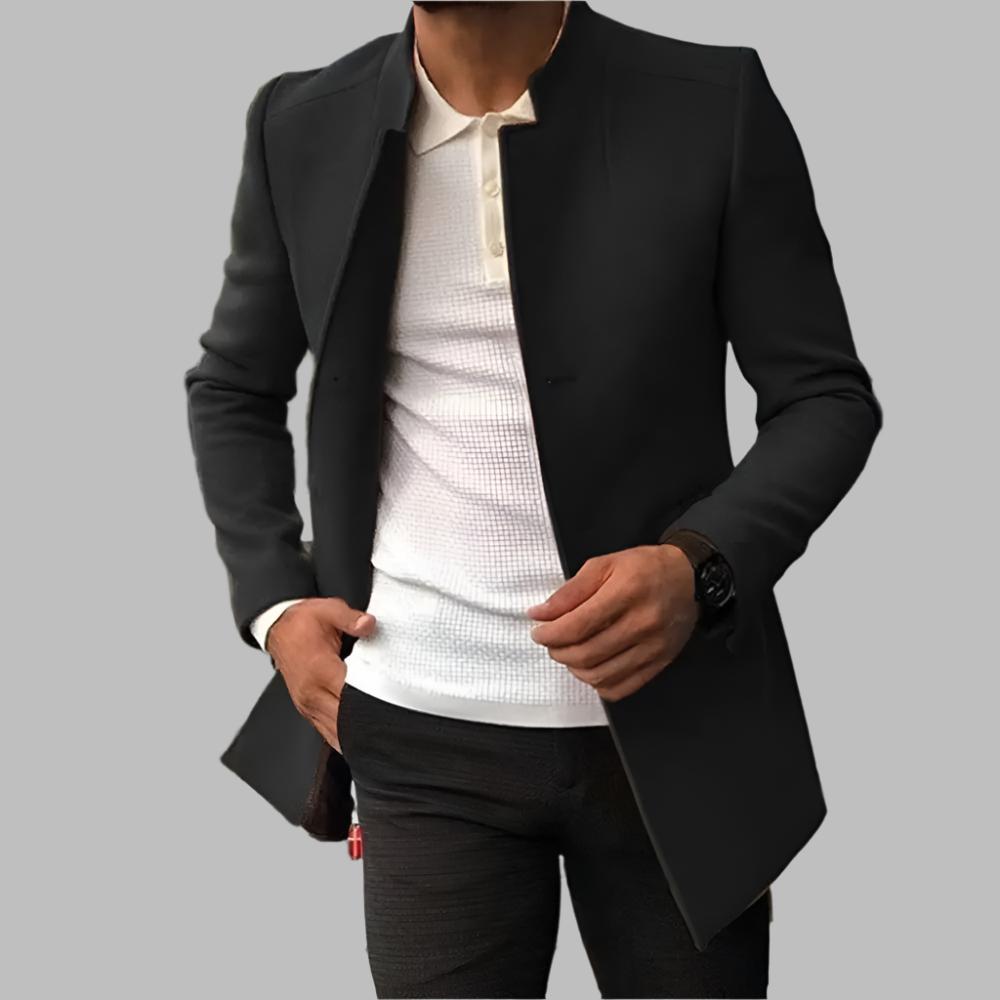 Herren Wollmantel Warm Elegant Winter