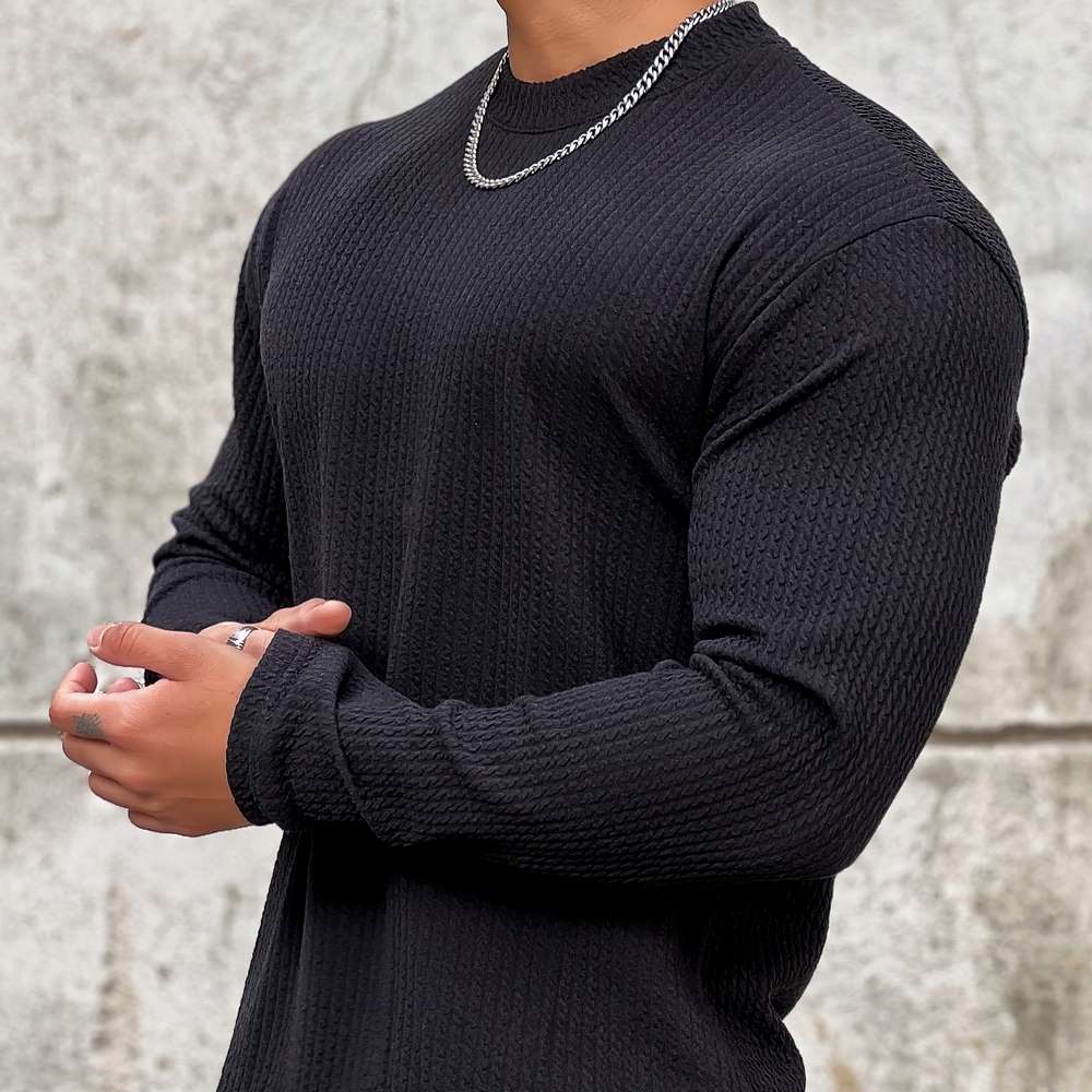 Herren Fitnesspullover Funktionell Sportlich Warm