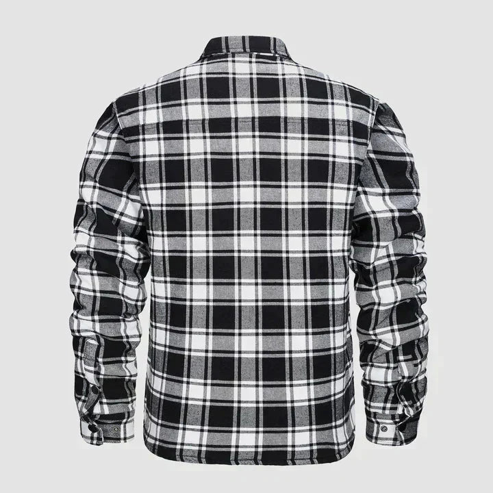 Oberhemd – Langarm – Brusttaschen – Hemd mit Knöpfen – kariertes Hemd-Chaps Herrenmode