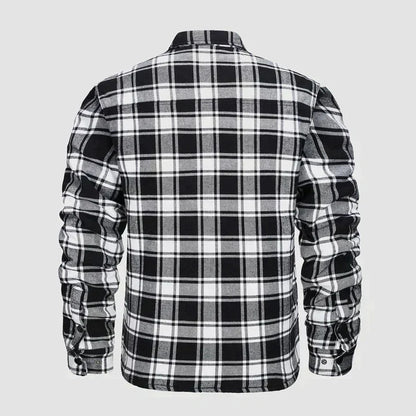 Oberhemd – Langarm – Brusttaschen – Hemd mit Knöpfen – kariertes Hemd-Chaps Herrenmode