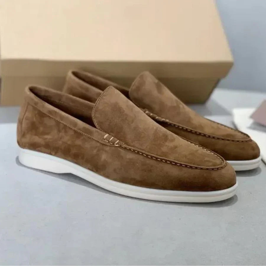 Elegante Wildleder Loafer Schuhe Damen