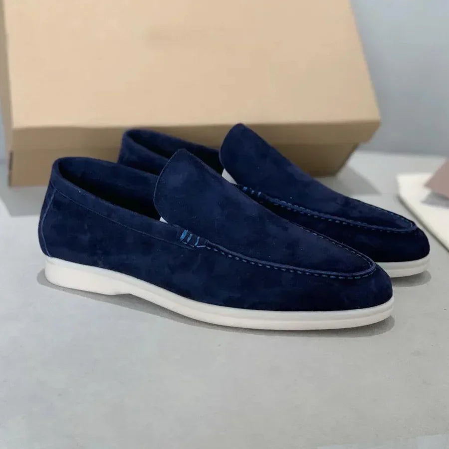 Elegante Wildleder Loafer Schuhe Damen - BerlinGlamour
