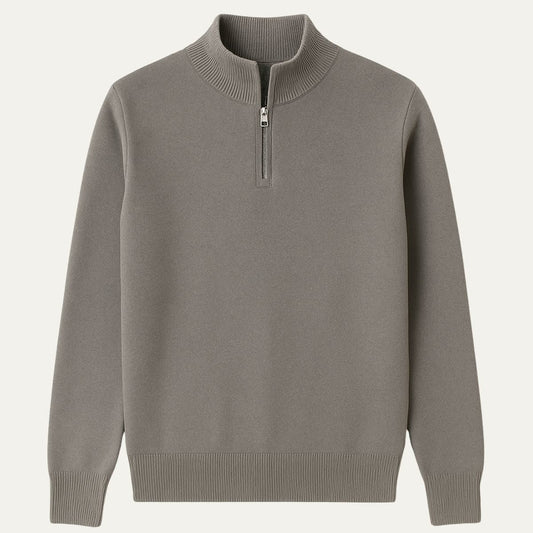 Old Money Half-Zip Pullover für Herren – Marineblau 0