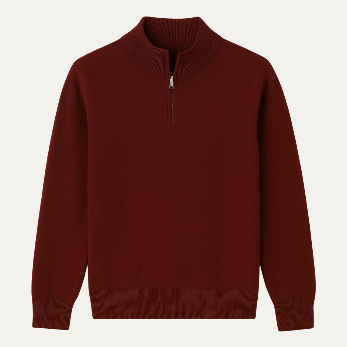 Old Money Half-Zip Pullover für Herren – Marineblau 3