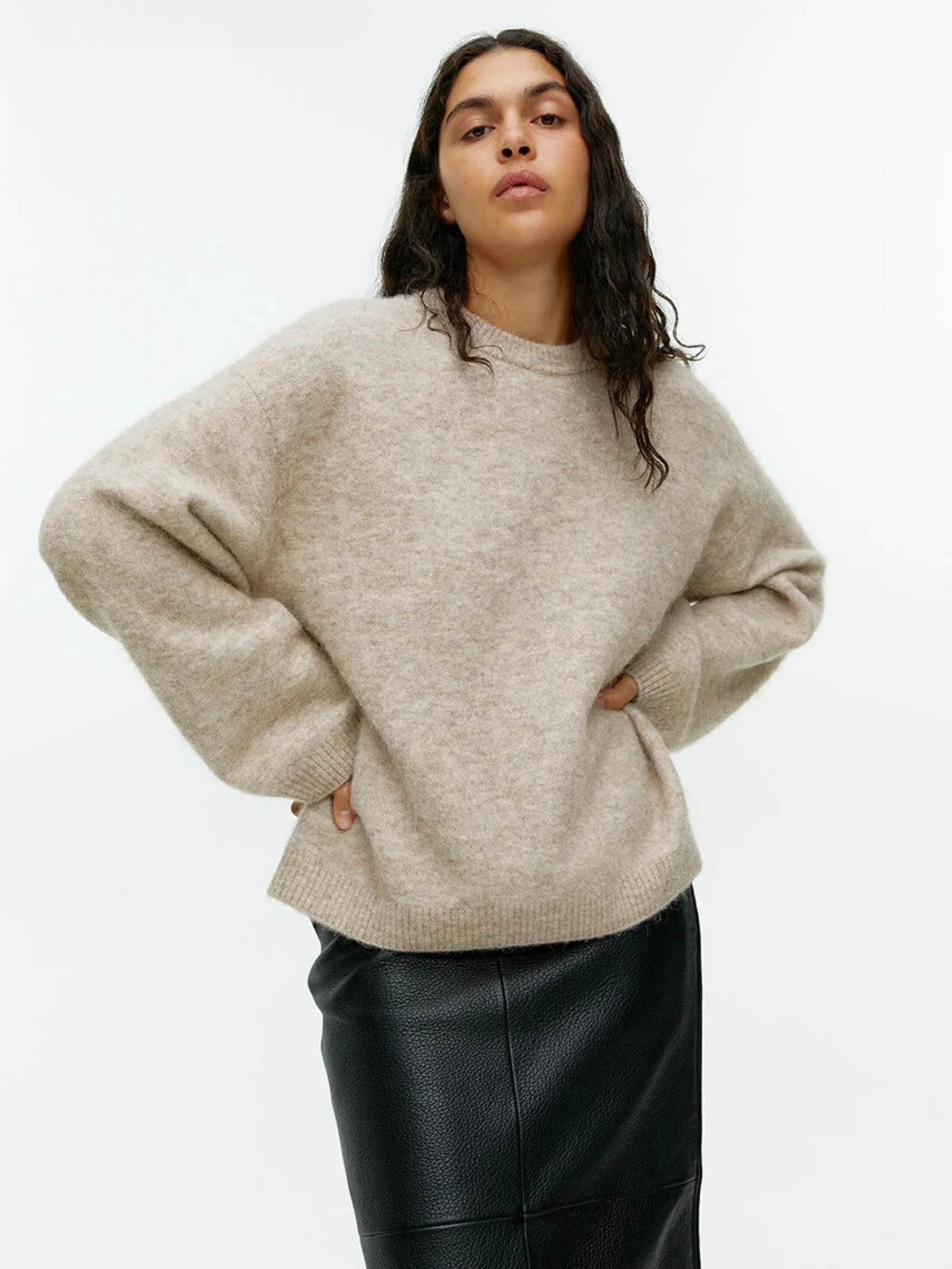 Damen Pullover Relaxed Fit Trendfarben Bequem
