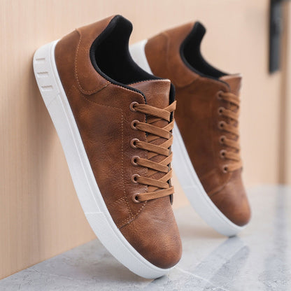 Leder Sneaker Elegante Klassik Schuhe