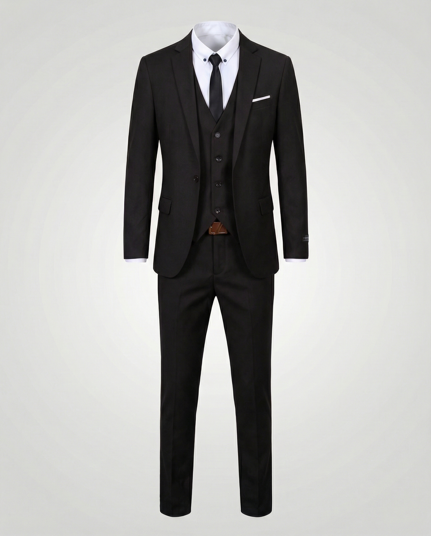 Maßgeschneiderter 3-teiliger Herren Anzug Elegant