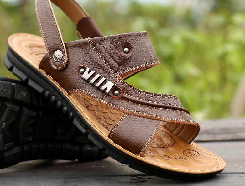Orthopädische Sandalen Herren Komfortabel Unterstützende Fußbettung