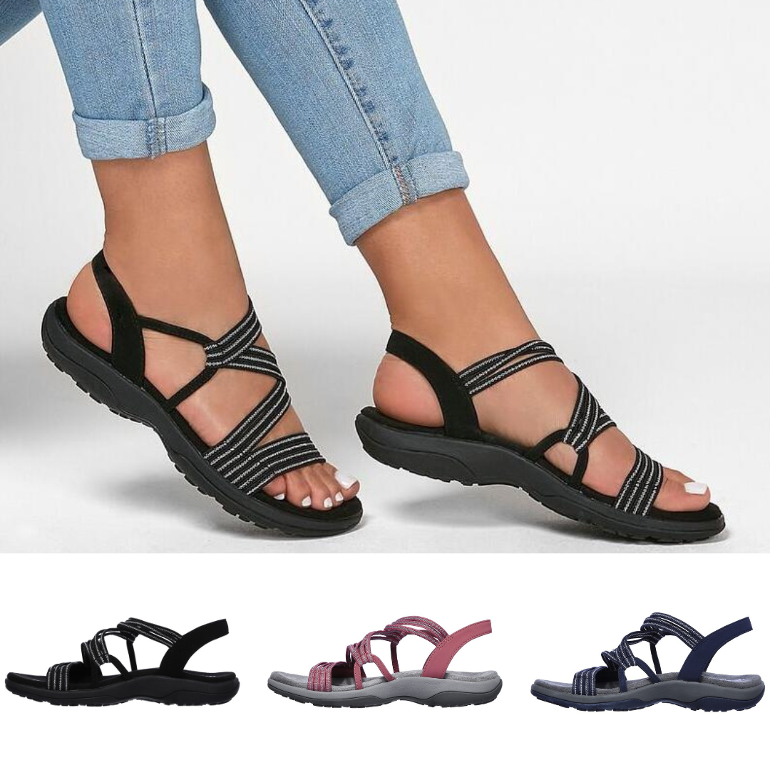 Damen Sportsandalen mit Fußgewölbeunterstützung Bequem - BerlinGlamour
