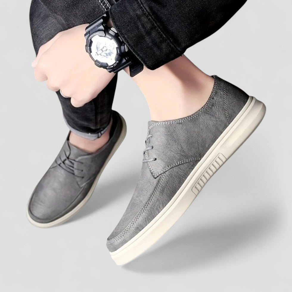 Orthopädische Business-Casual-Schnürschuhe aus Leder für Herren 3