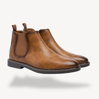 Orthopädische Chelsea-Stiefel aus Leder für Herren | Loravelle 1