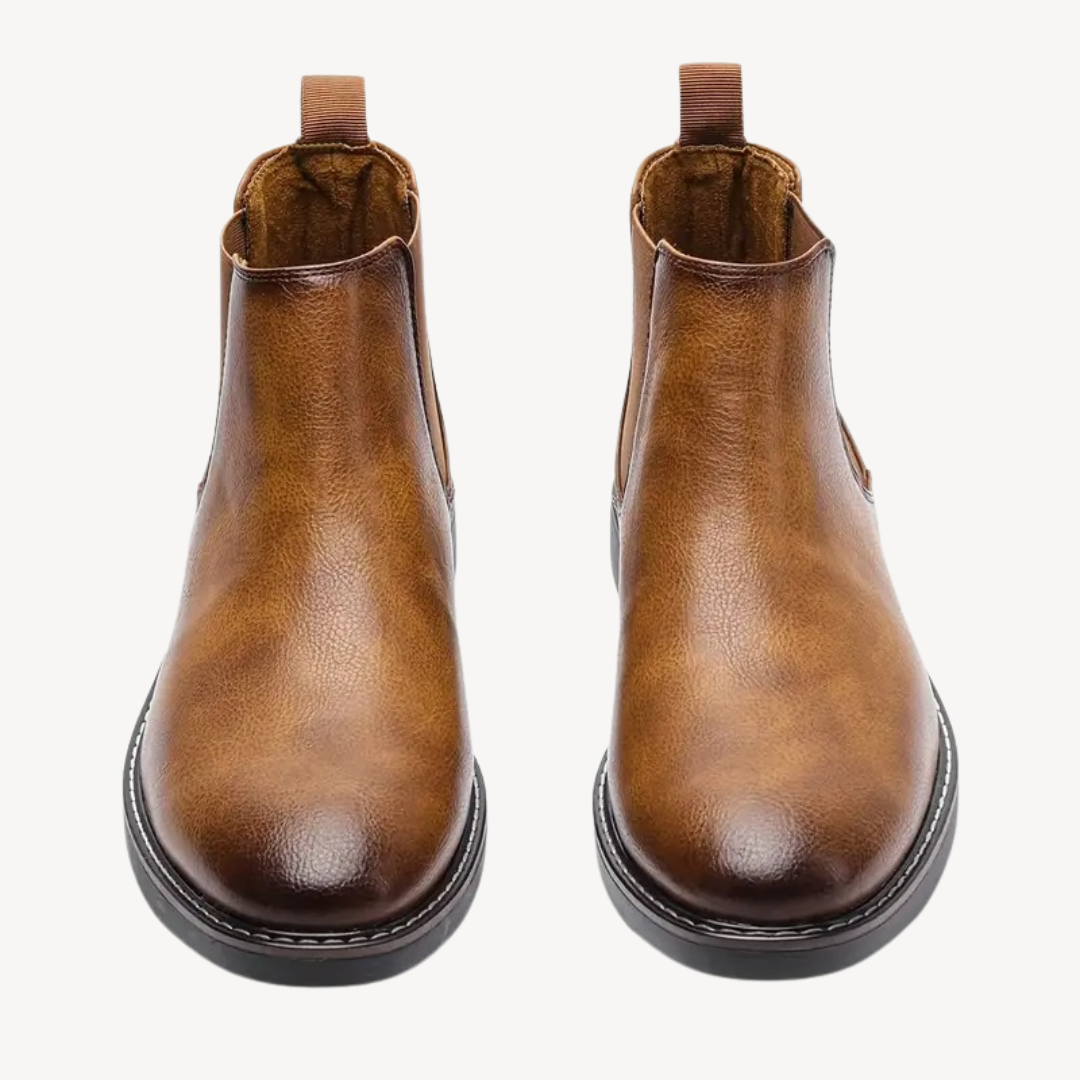 Orthopädische Chelsea-Stiefel aus Leder für Herren | Loravelle 2