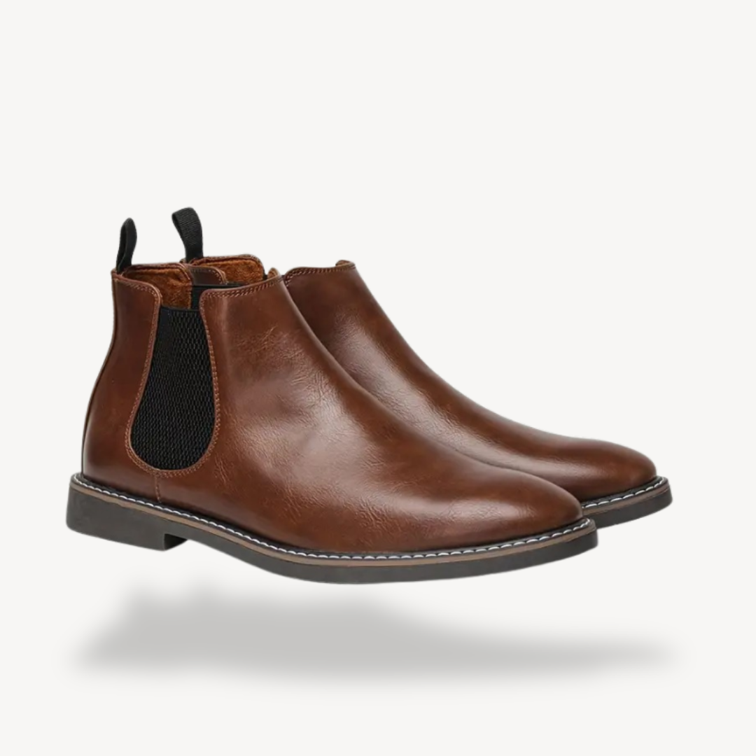 Orthopädische Chelsea-Stiefel aus Leder für Herren | Loravelle 6