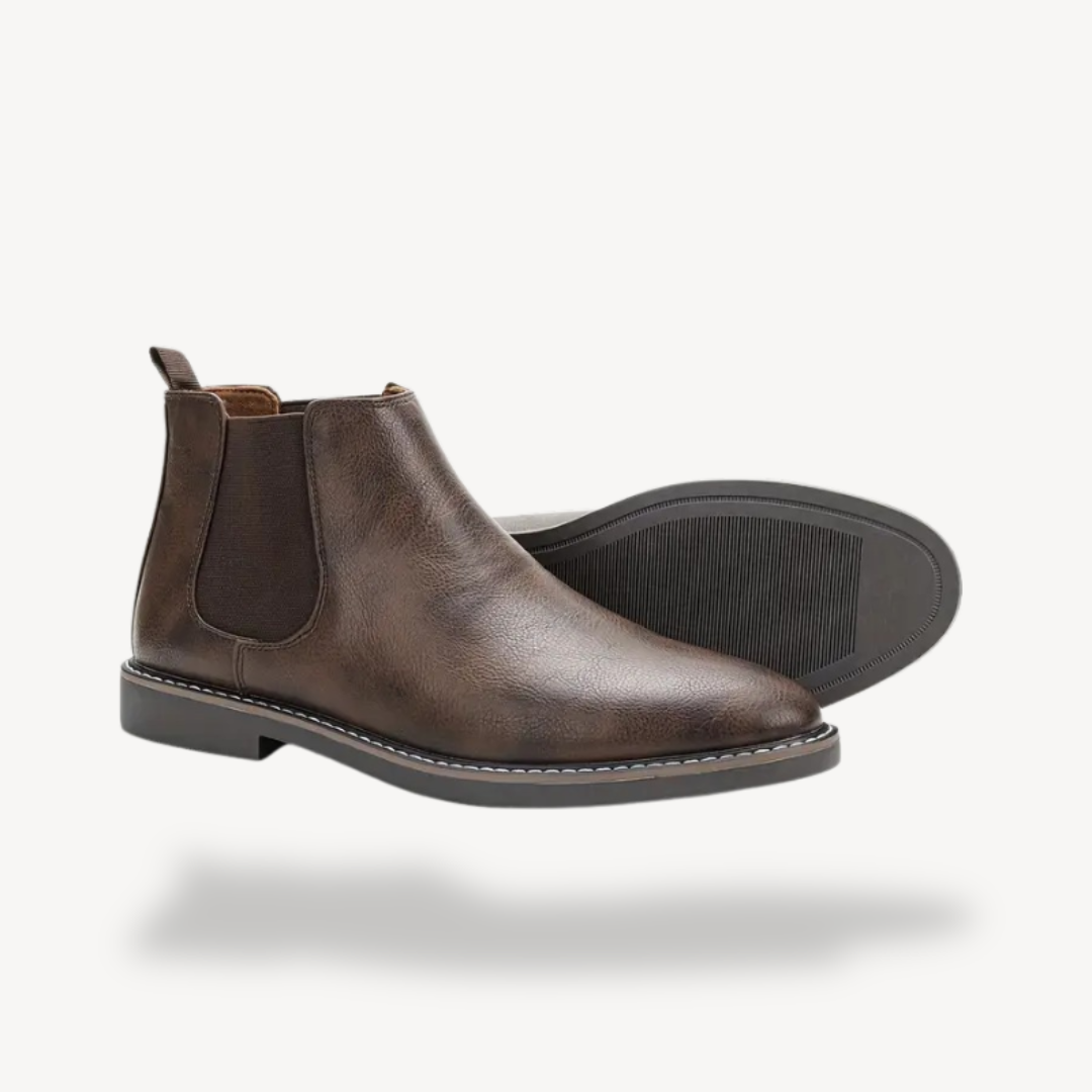 Orthopädische Chelsea-Stiefel aus Leder für Herren | Loravelle 7