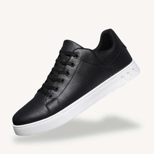 Orthopädische Freizeit-Sneakers aus Leder für Herren | Loravelle 0
