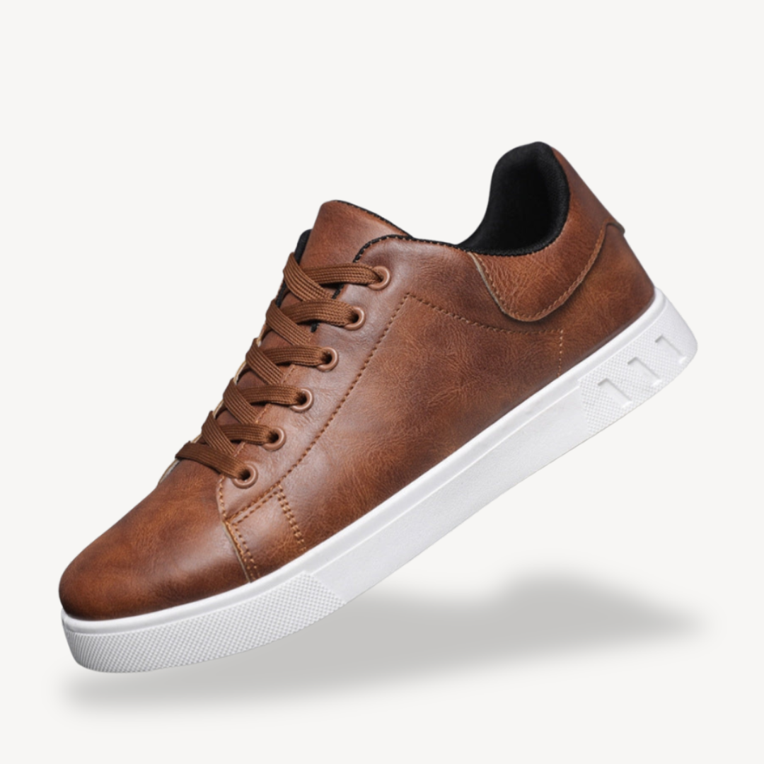 Orthopädische Freizeit-Sneakers aus Leder für Herren | Loravelle 2