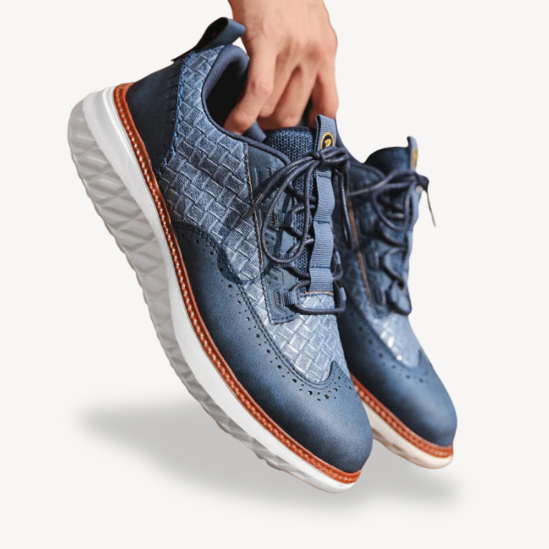 Orthopädische Freizeit-Sneakers aus Leder für Herren | Loravelle 5