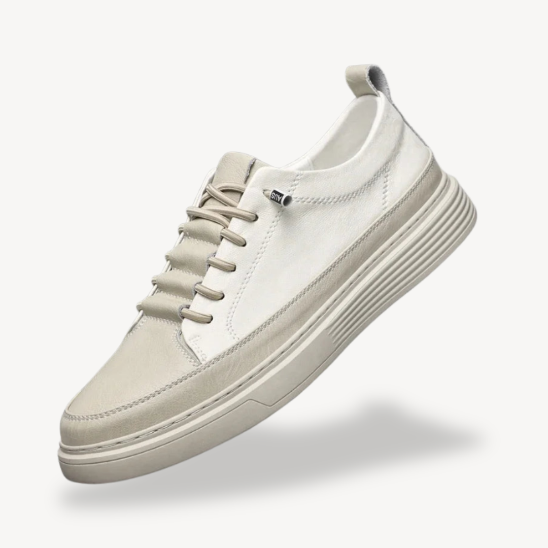 Orthopädische Herren-Sneaker mit lederähnlichem Obermaterial | Loravelle 1