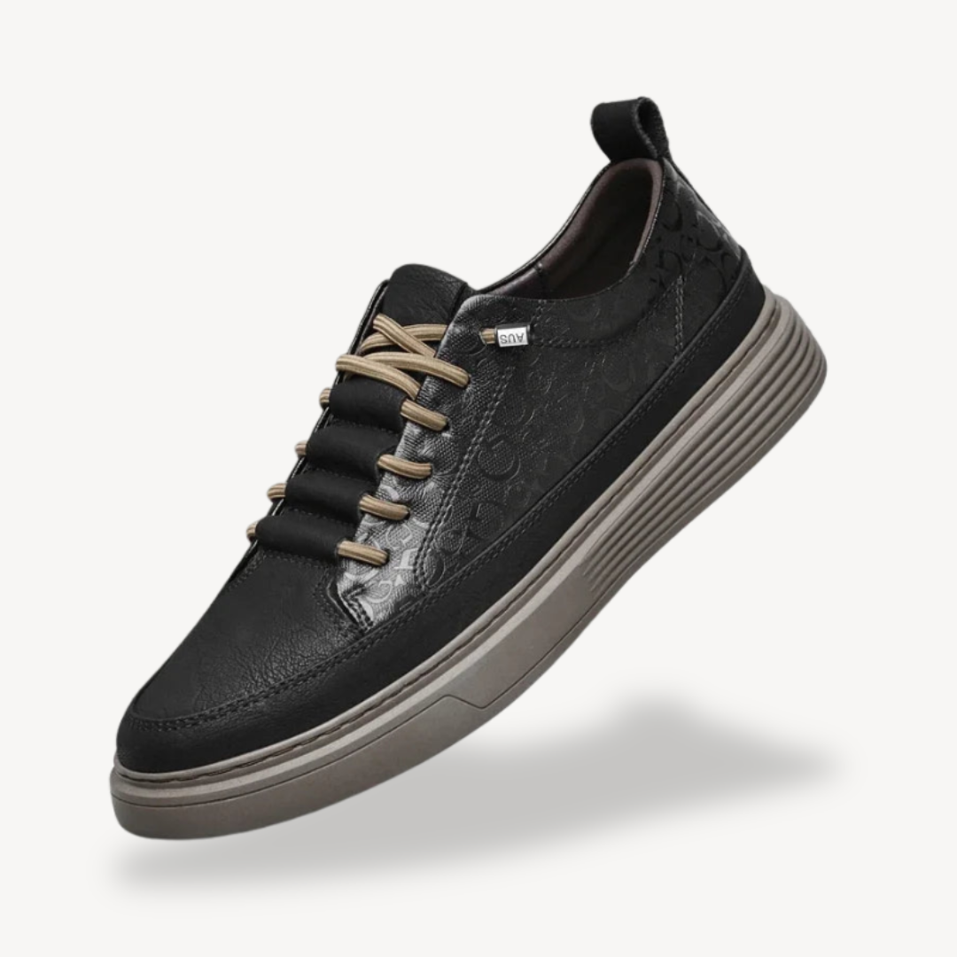 Orthopädische Herren-Sneaker mit lederähnlichem Obermaterial | Loravelle 2