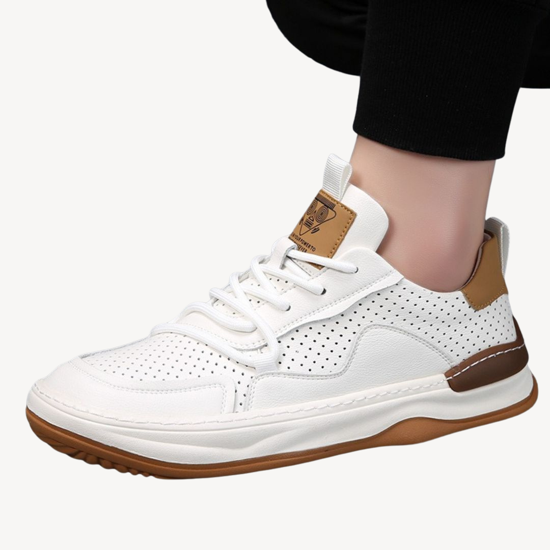 Orthopädische Herren-Sneakers aus Leder | Loravelle 1