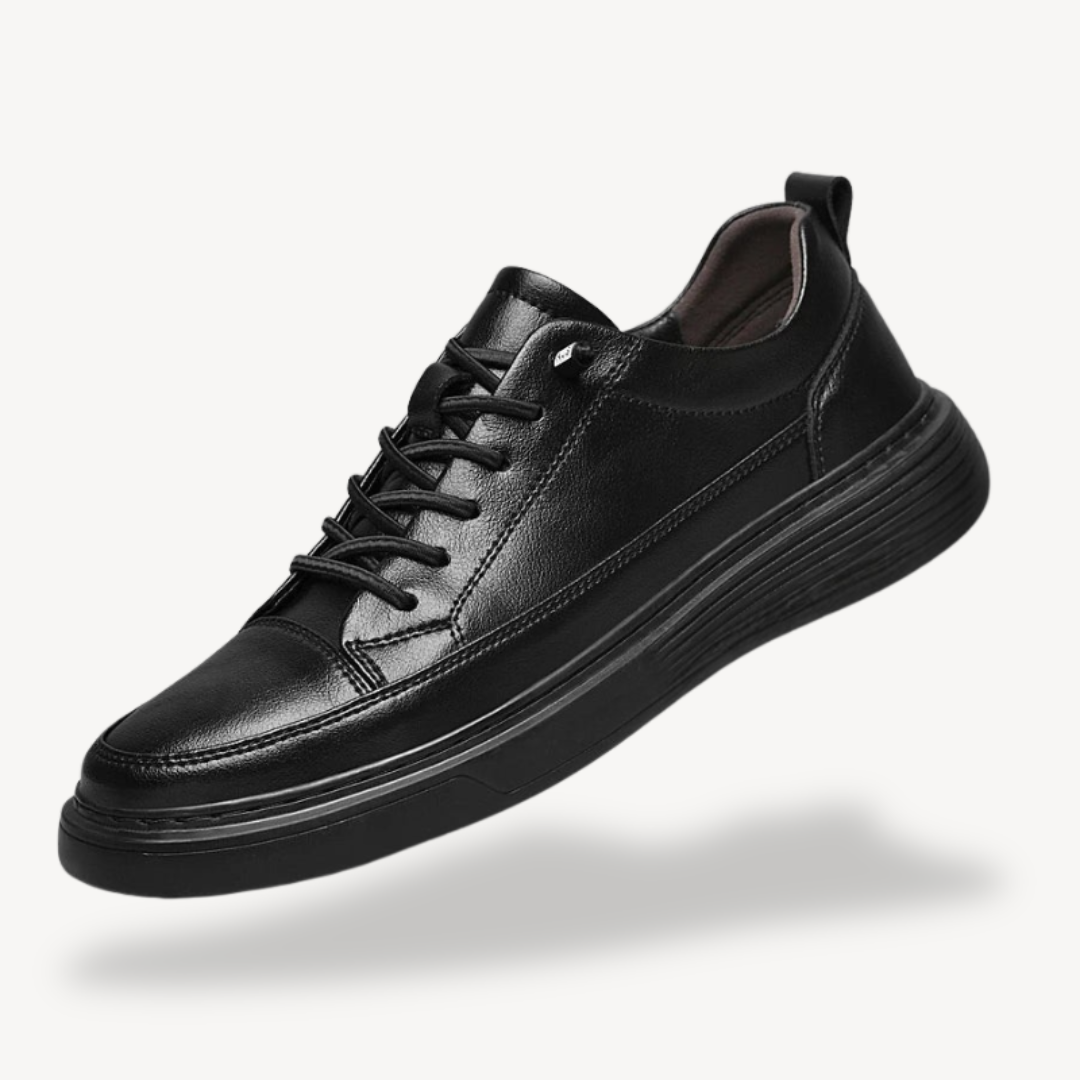 Orthopädische Herren-Sneakers mit Luftpolster aus Leder | Loravelle 0