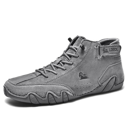 Orthopädische High-Top-Freizeitschuhe aus Wildleder für Herren | Loravelle 2