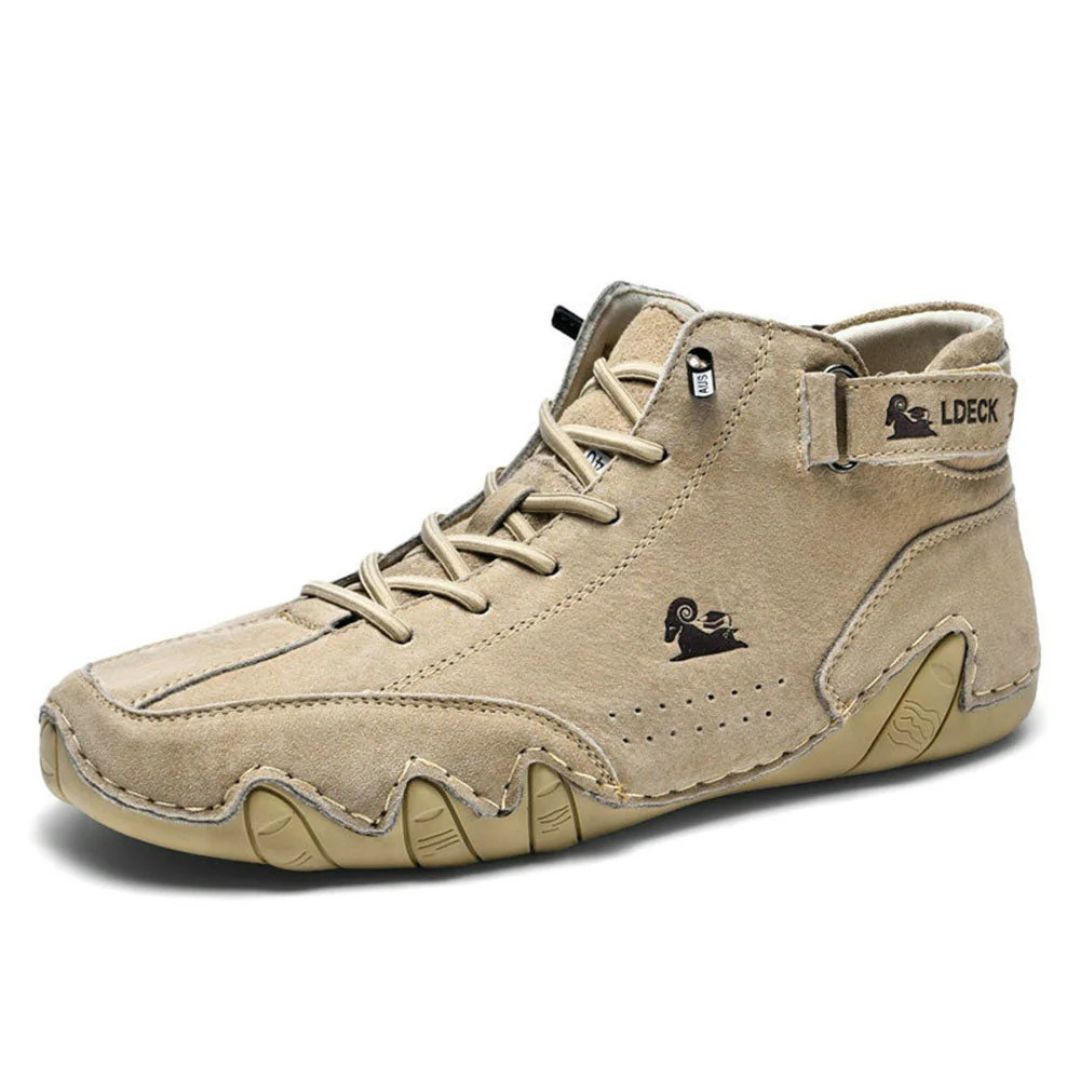 Orthopädische High-Top-Freizeitschuhe aus Wildleder für Herren | Loravelle 4