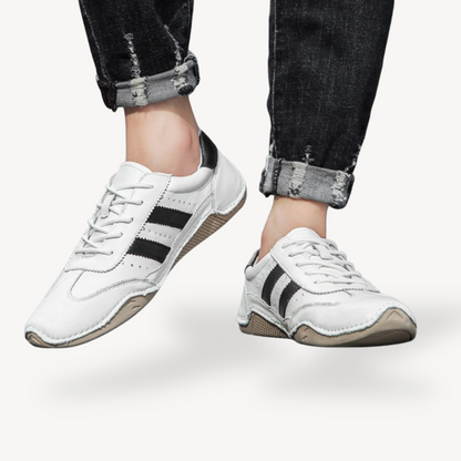 Orthopädische Leder-Fahrer-Loafer für Herren | Loravelle 1
