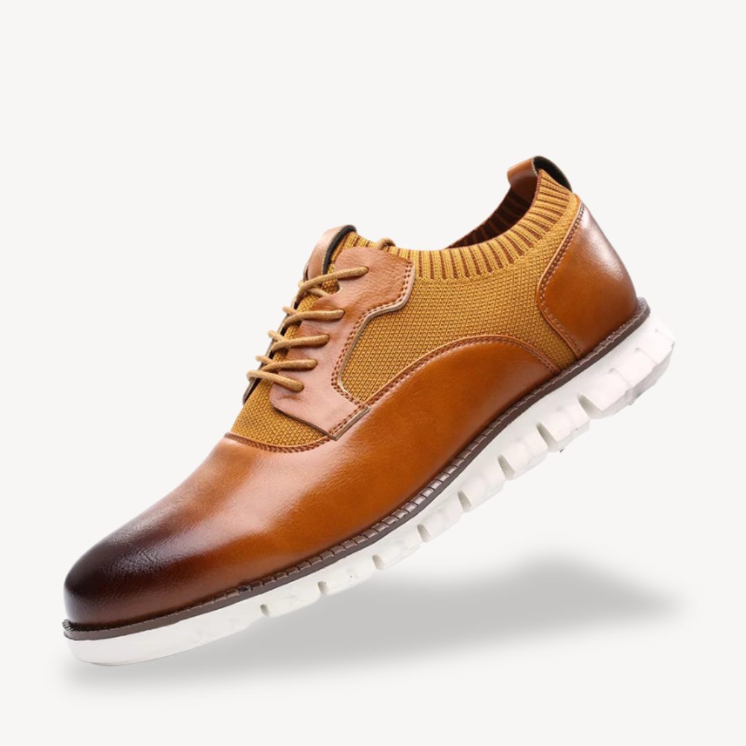 Orthopädische Leder-Gehschuhe für Herren | Loravelle 0
