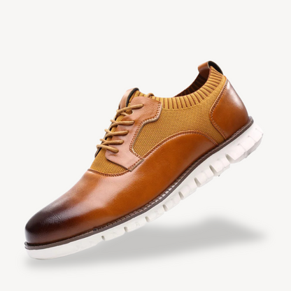 Orthopädische Leder-Gehschuhe für Herren | Loravelle 0