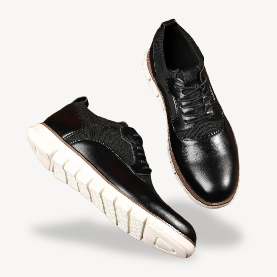 Orthopädische Leder-Gehschuhe für Herren | Loravelle 4