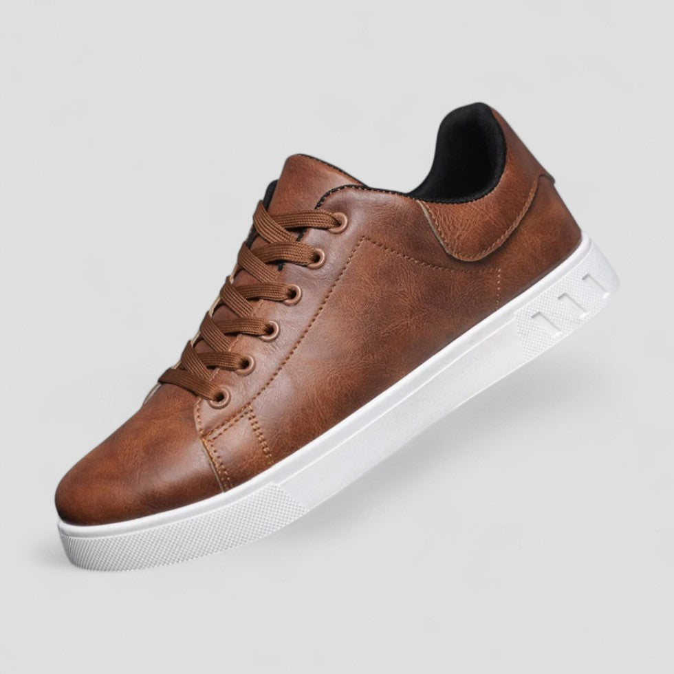 Orthopädische Leder-Sneaker für Herren mit lässigem Tragekomfort 1