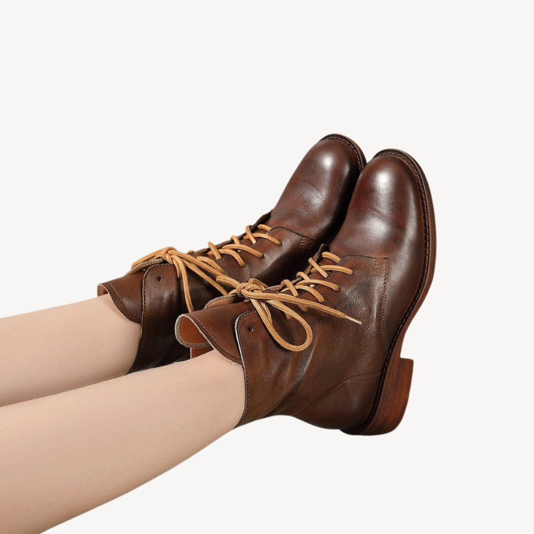Orthopädische Lederstiefel für Damen | Loravelle 2